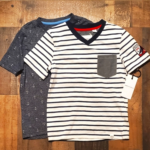 Paper Denim & Cloth Other - New Paper denim & cloth / Free Planet Nautical Boys Tee T-shirt lot Size 6 NWT